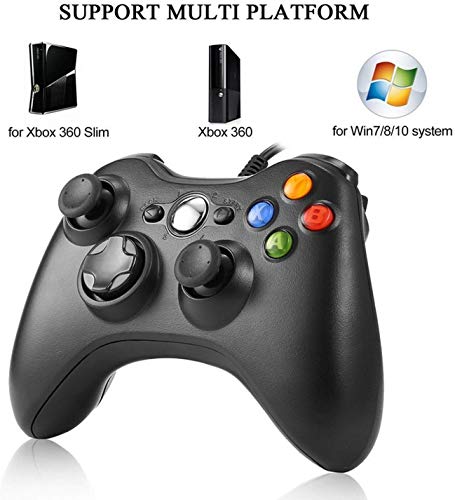 Yudeg Xbox 360 Wired Controller Joystick Wired Controller For Xbox 360 Windows Pc #TOP1