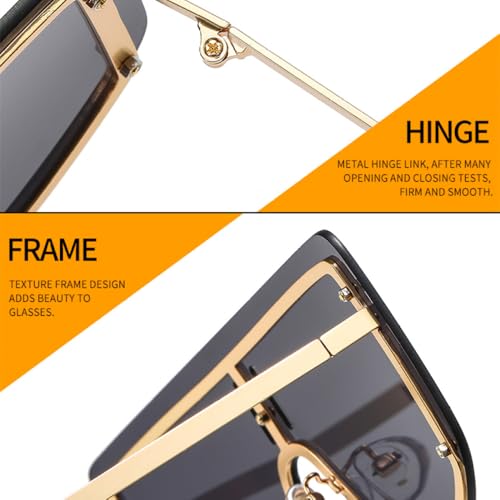 Lunettes de soleil de luxe cool avec verres dégradés de diamant chic - 4