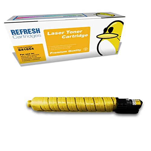 Image of Refresh Cartridges Remanufactured Toner Cartridge Replacement for Ricoh 841854 (Yellow)
