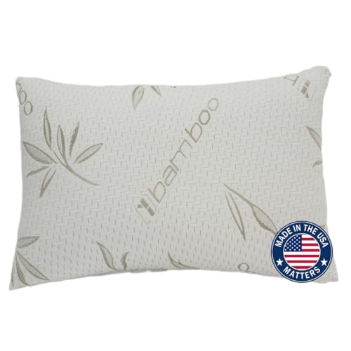 Zinus Green Tea Memory Foam Pillow with Bamboo Cover