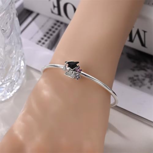Abalorio de plata de ley 925 compatible con Pandora que no pierde brillo 3