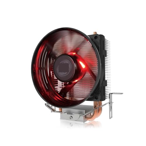 Ventilateur de processeur T20 lumière rouge pour un bureau gamer design