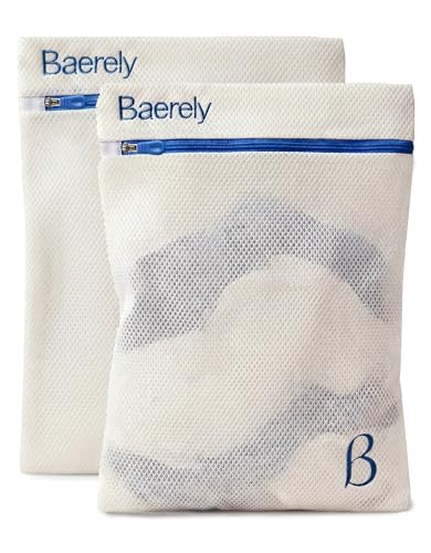 2 Pack Laundry Bag for Shapewear, Bras & Delicates 12x16 in Pearl White