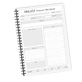 project planner notebook project management workbook with checklist project to do list notebook project planner for business project notebooks for work