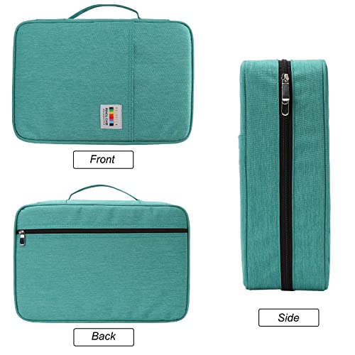 BOMKEE Large Capacity Pencil Case for Adults, 304 Slots Pen Case Pencil Case Multi Compartments Slot Pen Organizer Bag for Colored Pencils, Markers, Gel Pencils by BOMKEE - Image 6