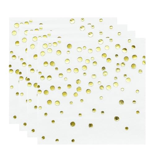 Servilletas de papel con lunares para celebraciones que solucionan la decoración de mesas de bodas 7