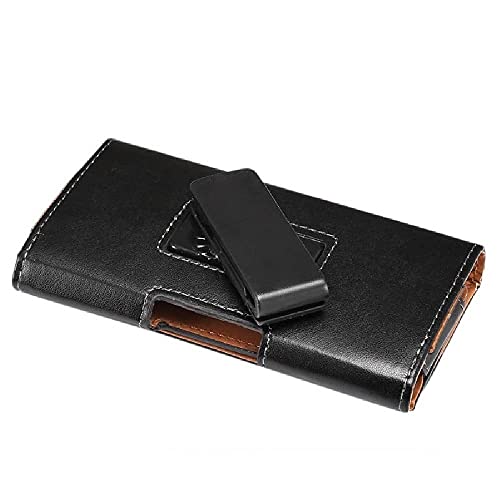 DFV mobile   Executive Holster Leather Case Belt Clip Rotary 360 Magnetic Closure para iNew V7   Black