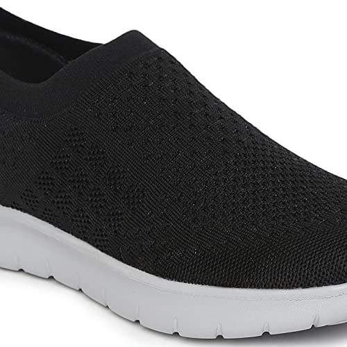 Image of Marc Loire Women's Athleisure Comfortable Knitted Active Wear Slip-On Casual Shoes
