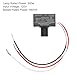 MECCANIXITY JL-102A 120-Volt Outdoor Hard-Wired Post Eye Light Control, Thermal Photocontrol for Channel and Porch Lighting Use, Black