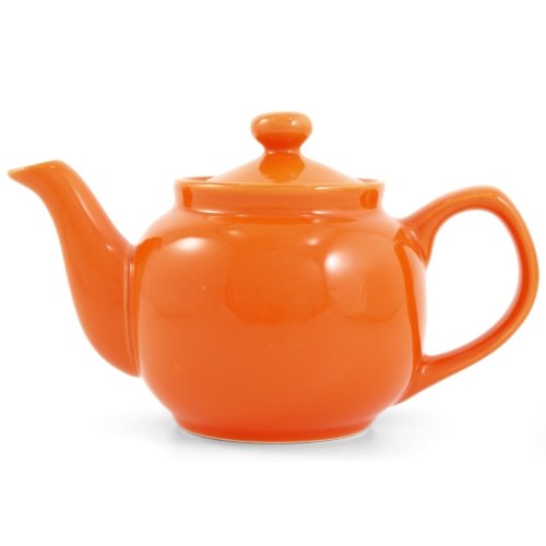 Amazon.com | Orange Classic 2 Cup Ceramic Teapot: Teapots