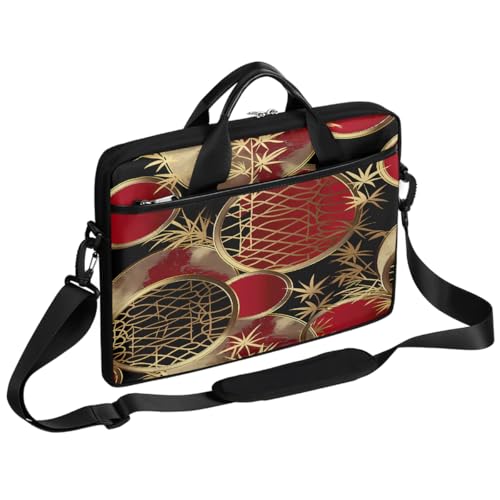 Bolso para Laptop con Patrón Geométrico Japonés 15 Pulgadas miniatura 1