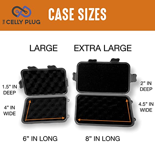 Extra Large 8\" x 4.5\" - Magnetic GPS Tracker Box - Under Vehicle Water Resistant Case, Hide A Key Strong Magnet Holder (Fits Most Brands, Spytec GL200, GL 300, GL300W, GL300MA Optimus) Black - Thumbnail 3