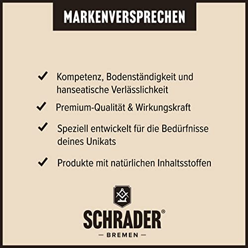 Schrader Leder Reiniger sensitiv - Reinigungsmittel für raues & glattes Leder - 250ml - Made in Germany