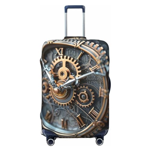 Housse de valise EdWal protection bagage extensible noire lavable anti-rayure taille L