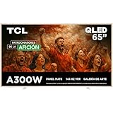 TCL 65A300W Smart TV Pantalla NXTVision TV 65” 4K QLED Pro Google TV | HDR10 | Dolby Audio | WiFi y Bluetooth |...