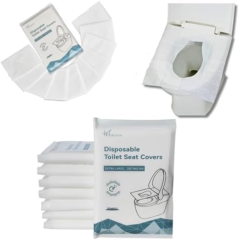 TNEDFOD 100 Pezzi Copriwater USA e Getta Igienici onouso, Copri Water