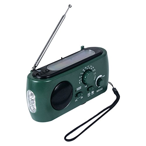 Radio d'urgence solaire 500 mAh pour recharger un téléphone portable en camping