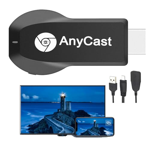 HDMI ~[LXg [ŐVAnycastEʎ] CX Ki Iphone&Androiderڑ 4K HD 1080p YouTubeӏ Wifi~[LXg ڑȒP X}zer AndroidiOSWindows