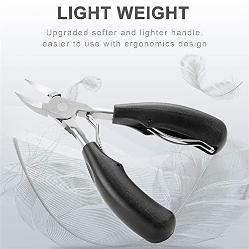 Toe Nail Clipper For Ingrown Or Thick Toenails, Yeipis Toenails Trimmer And Professional Podiatrist Toenail Nipper For Seniors With Surgical Stainless Steel Surper Sharp Blades Lighter Soft Handle #TOP1