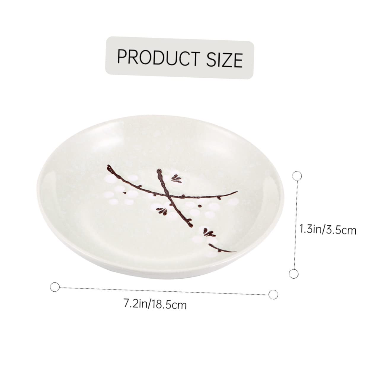 Service de Table Japonerie Assiette Cuillère Bol et Baguettes Tasse Personne en Céramique 6 Pièces Ensemble Pratique et Complet pour Usage Quotidien