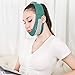 Vtrem Face Slimming Strap for Double Chin, Graphene V Shaped Line Face Lifting Belt Anti Wrinkle Lady Facial Anti-Agin Band Chee Slimmer Beauty Tool, Green