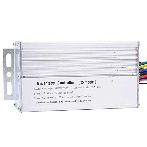 Centralina Monopattino Elettrico 4. 8V 60 V 64 1000W-1500W Regolatore elettrico del motore motorino della velocità bicicletta elettrica a 12 tube