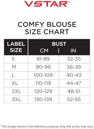 VSTAR Deep Neck Comfy Blouse