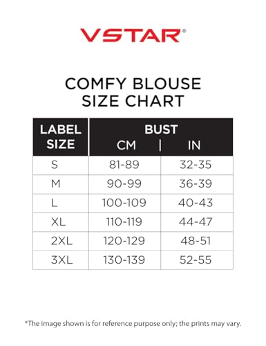 VSTAR Deep Neck Comfy Blouse