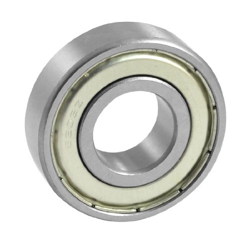 Uxcell a12060400ux0110 6203Z 17mm x 40mm x 12mm Metal Shielded Deep Groove Ball Bearing, 0.47