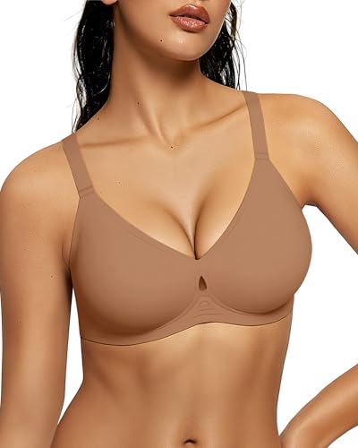 Image of LetsJoli Wireless Bras for Women No Underwire Jelly Bras Seamless Push Up Full Coverage Bralettes Comfortable Everyday Bra