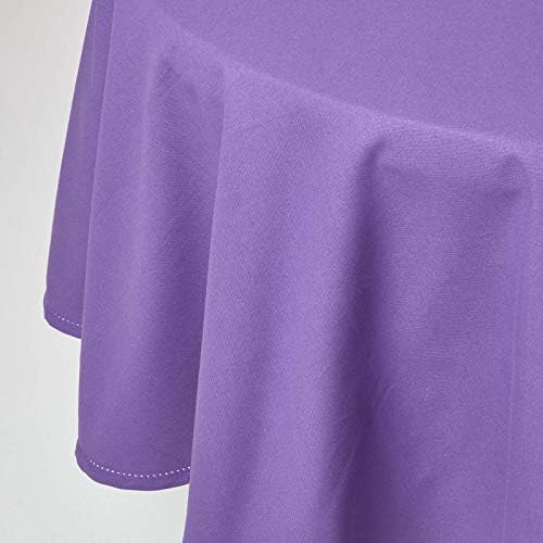 HOMESCAPES Navy Blue Cotton Tablecloth 6 to 8 seater Large Rectangular 137 x 228 cm (54 x 90 Inches) Washable Hand Woven 100% Plain Cotton with Decorative Ladder Stitch Edge