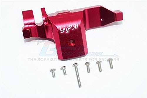 GPM For Traxxas TRX-4 Trail Defender Crawler Upgrade Parts Aluminum Transmission Lower Spur Gear Case Cover - 1Pc Set Red