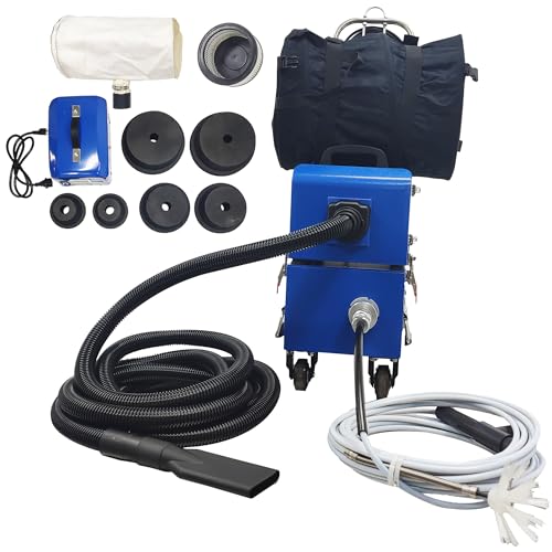 Air Duct Cleaning Machine with Rotary Brush and Vacuum