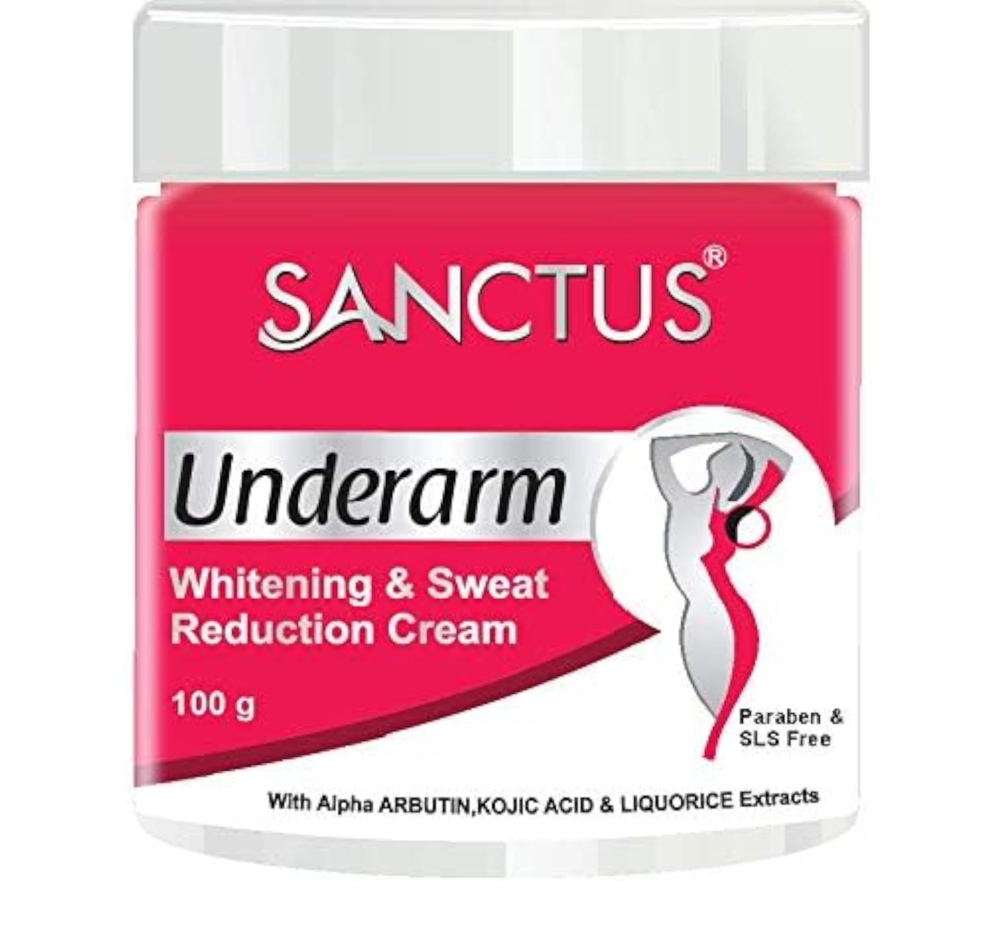 Underarm Whitening & Sweat Reduction Cream, Advanced Formula