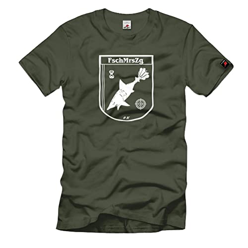 T-Shirt Mortier Chasseur Parachute Bundeswehr ISAF Vert L