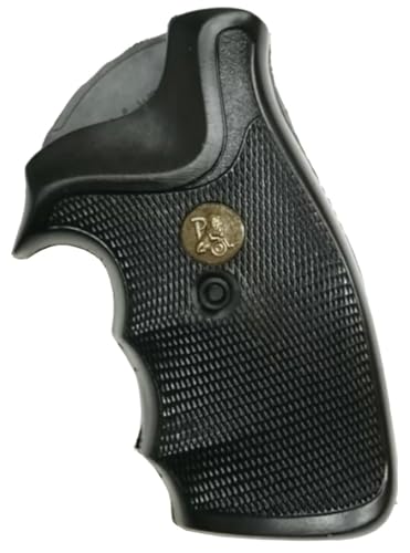 Pachmayr S&W Grips for K and L Frame Round Butt Black (03266)