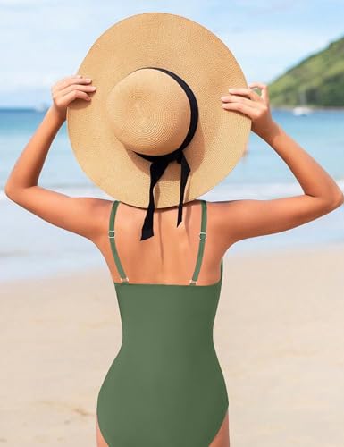 Image of Girls Swimsuit Adjustable Straps Cut Out One Piece Bathing Suit with Solid Color Cover Up Skirt Girls' Swimwear 5-16Y