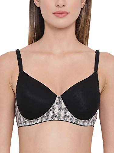 Soutien-gorge sans couture en coton noir 90B élimine les marques