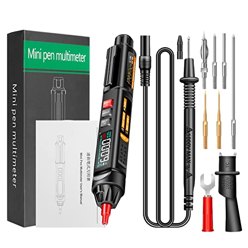 Vroomoto A3009 �~�j �y�� �}���`���[�^�[ �����u���[�h�L���X�g�t�� 6000 �J�E���g �d���v VA ���o�[�X LCD �f�B�X�v���C �����d�� NCV �e�X�^�[ �d����R �Ód�e�� ���x �I��/�I�t �_�C�I�[�h �t�F�[�Y �V�[�P���X���� �A