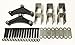 LIBRA Trailer Leaf Spring Hanger Kit for Double Eye Springs Tandem Axle Suspension