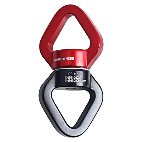 PRIOR FITNESS Swivel 30KN, für Aerial Silk Drehvorrichtung für den Außen- und Innenbereich Sicherheit Aluminiumlegierung 360° drehbar Cover