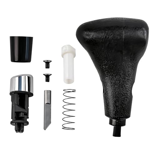 STI Leather Shift Knob CVT - 2019-2024 Subaru Forester 5 XYgdhqpt 54130-S84-A81ZA Shift Knob Assembly (8-Piece) Compatible with Honda Accord- Automatic (A/T) 1998 1999 2000 2001 2002