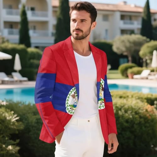 Men's Casual Suit Blazer One Button Notched Lapel Sport Jacket Lining Lined Lightweight Coat with Pocket Size S-5XL4