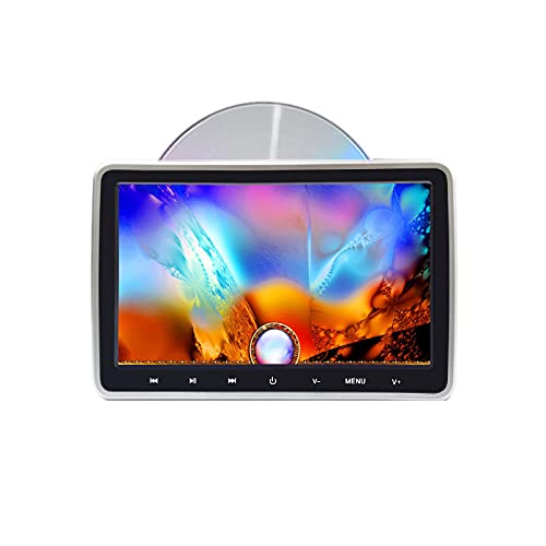 EZSelect ヘッドレストモニター 10.1インチ DVDプレーヤー CPRM/HDMI対応 ポータブルDVDプレーヤー 12V 高画質1024*600 USB SD スピーカー内蔵 後部座席
