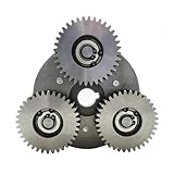 Material: made of high-quality steel materials, impact-resistant, durable and sturdy, and quick installation Applicable: Suitable for 500W/750W bafang motor Clutch diameter: 88mm Gear Size: 47.5*13.5*8mm Package Included:1 set Gear set