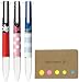 Uni Disney Style Fit 5 Color Multi Pen Body Component, Mickey Glove/Minnie/Donarudo, 3-pack, Sticky Notes Value Set