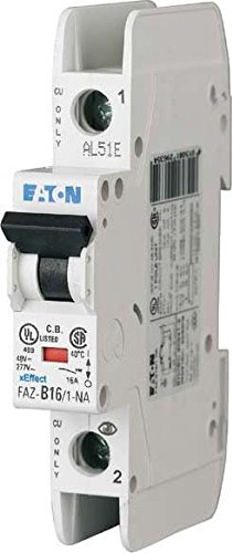 Eaton FAZ-B16/1-NA Interruptor Magnetotérmico FAZ, 16A, 1P, Curva B, NA, Caja de 2