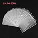 Jesscasday 100Pcs/set Card Sleeves Transparent Top Loader Card Holders Protector Thick Trading Card Holder Clear Protective Sleeves