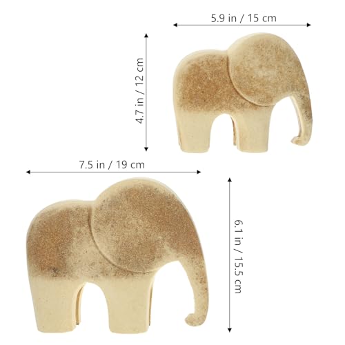 Jouet éléphant bois à monter DIYEAH lot de 2 miniatures à assembler - 6