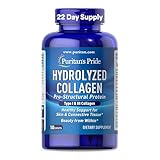 Puritans Pride Hydrolyzed Collagen 1000 Mg Caplets, 180 Count